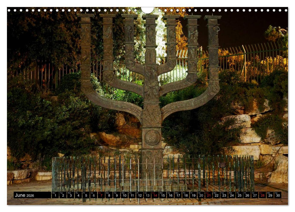 Jerusalem. The Holy City of three religions (CALVENDO Monthly Calendar 2026)