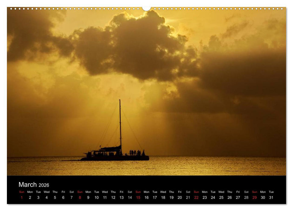 Jamaica Sun and Beaches (CALVENDO Premium-Calendar 2026)