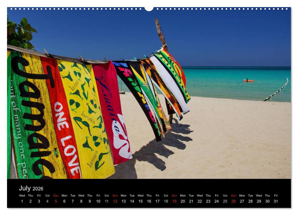 Jamaica Sun and Beaches (CALVENDO Premium-Calendar 2026)