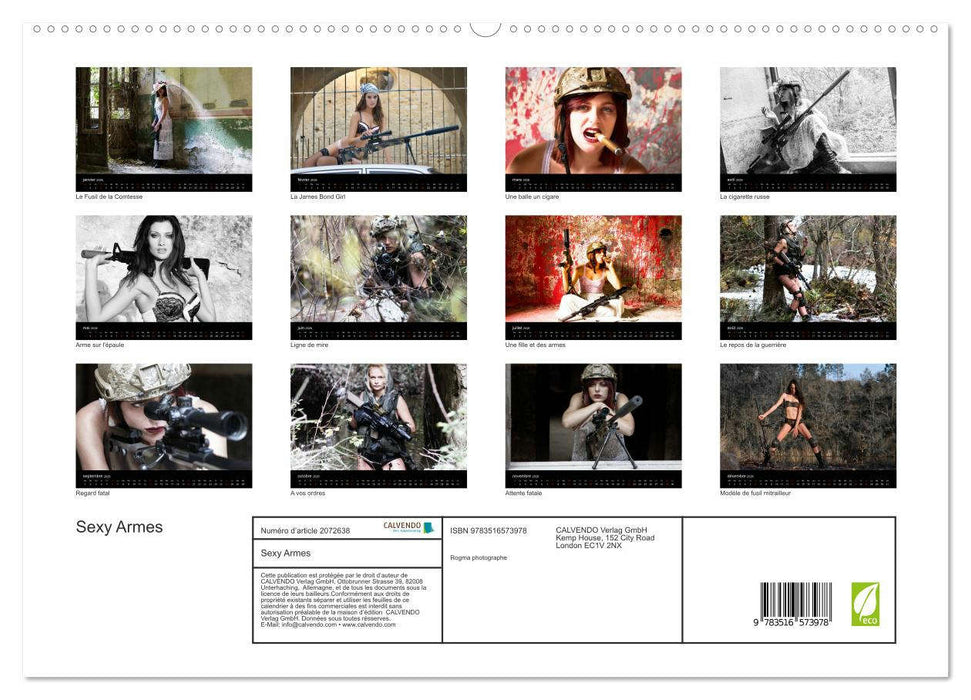 Sexy Armes (CALVENDO Calendrier supérieur 2026)