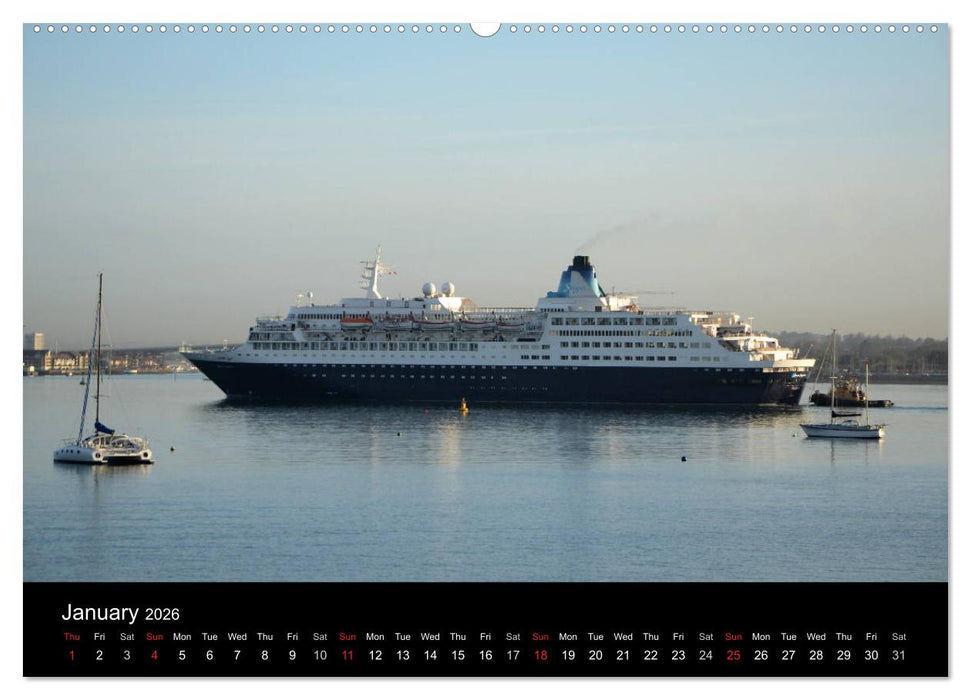 Cruise Southampton (CALVENDO Premium-Calendar 2026)