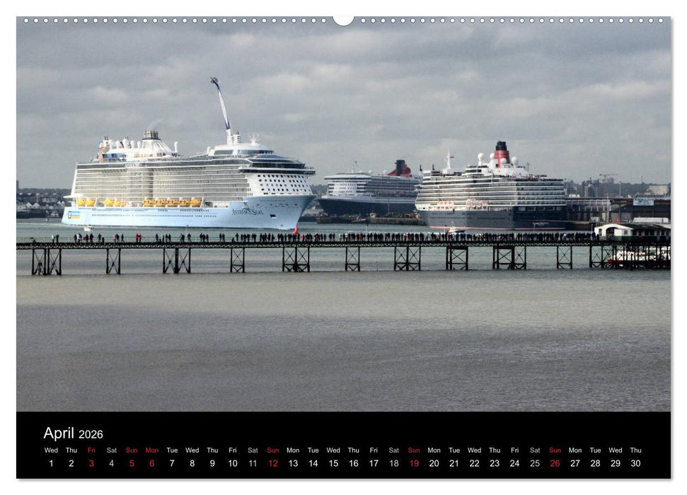 Cruise Southampton (CALVENDO Premium-Calendar 2026)