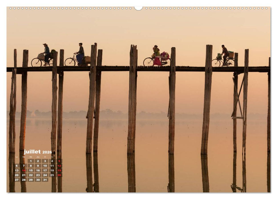 BIRMANIE MYANMAR (CALVENDO Calendrier supérieur 2026)