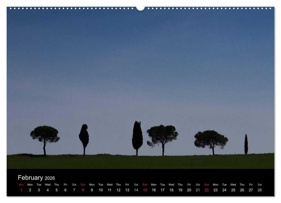 Tuscany Amazing Val d'Orcia (CALVENDO Premium-Calendar 2026)