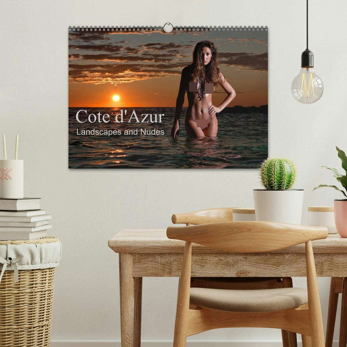 Cote d'Azur Landscapes and Nudes (CALVENDO Monthly Calendar 2026)