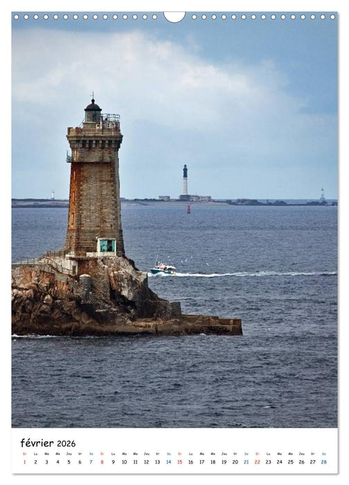 Phares Bretons (CALVENDO Calendrier mensuel 2026)