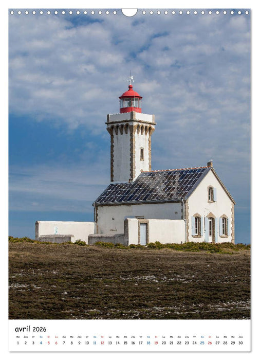 Phares Bretons (CALVENDO Calendrier mensuel 2026)