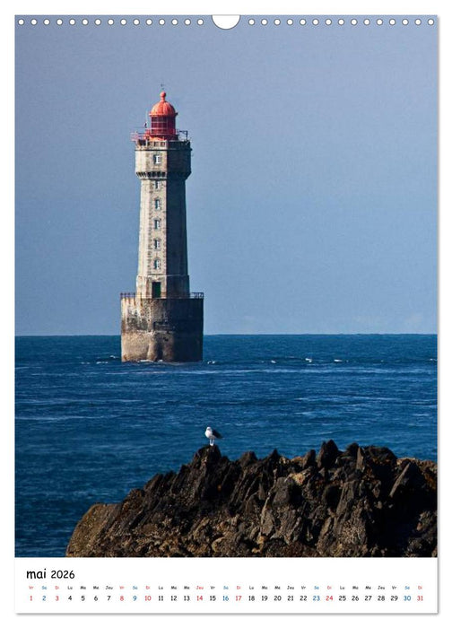 Phares Bretons (CALVENDO Calendrier mensuel 2026)