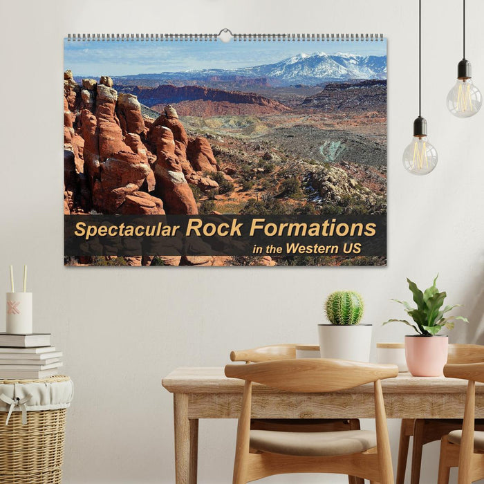 Spectacular Rock Formations in the Western US (CALVENDO Monthly Calendar 2026)