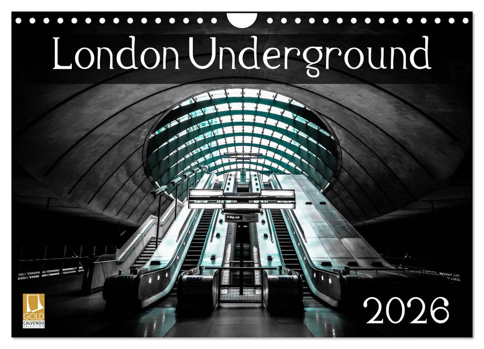London Underground 2026 (CALVENDO Monthly Calendar 2026)