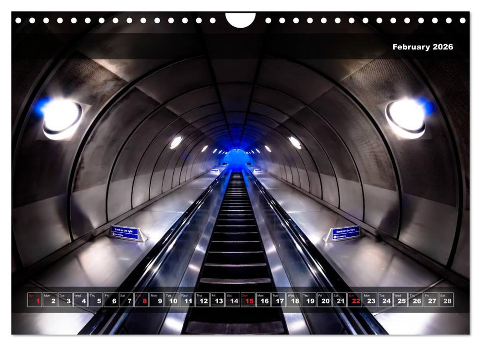London Underground 2026 (CALVENDO Monthly Calendar 2026)