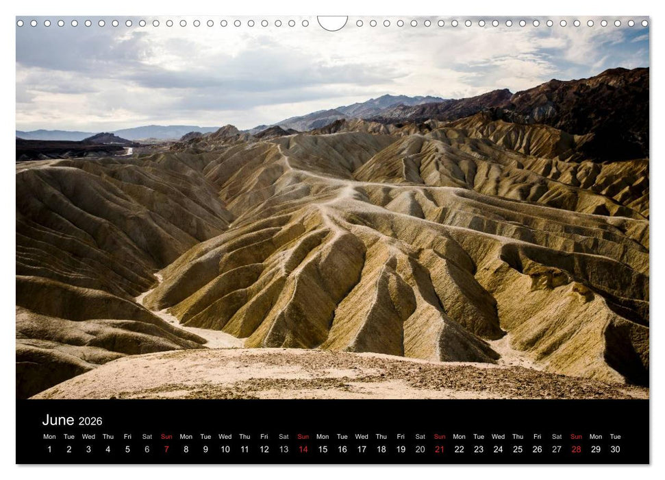 Death Valley California (CALVENDO Monthly Calendar 2026)
