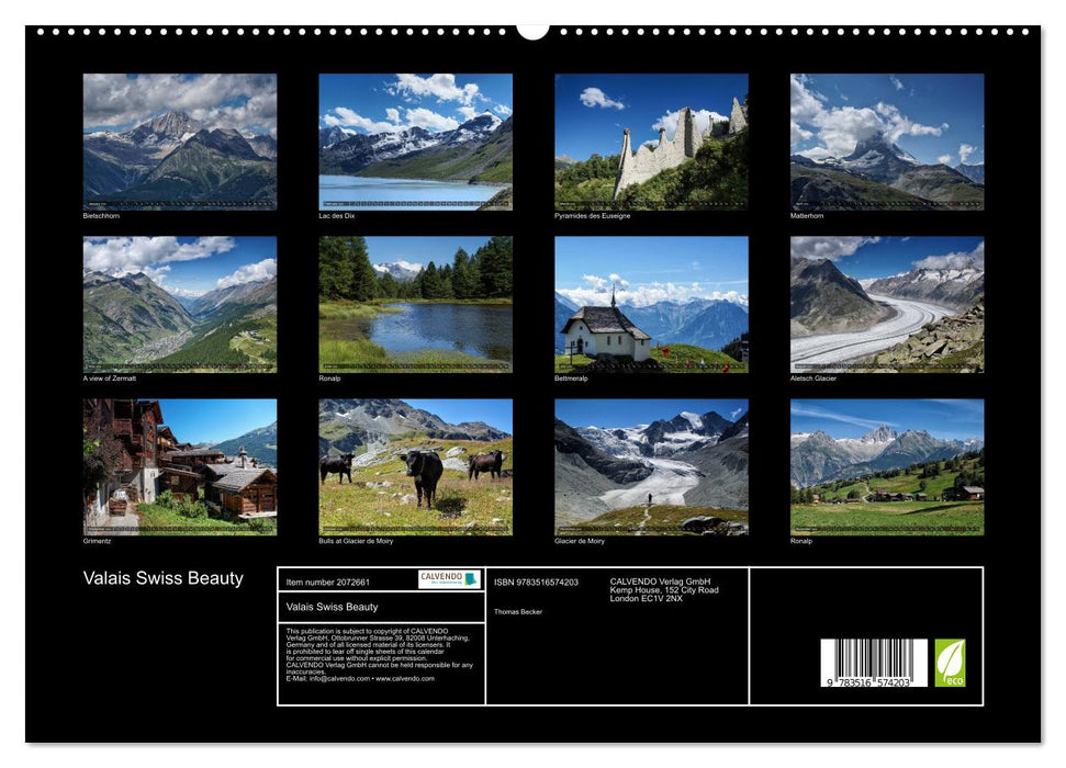 Valais Swiss Beauty (CALVENDO Premium-Calendar 2026)