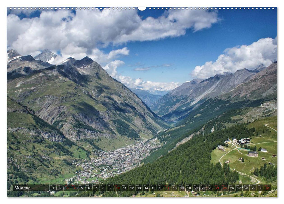 Valais Swiss Beauty (CALVENDO Premium-Calendar 2026)
