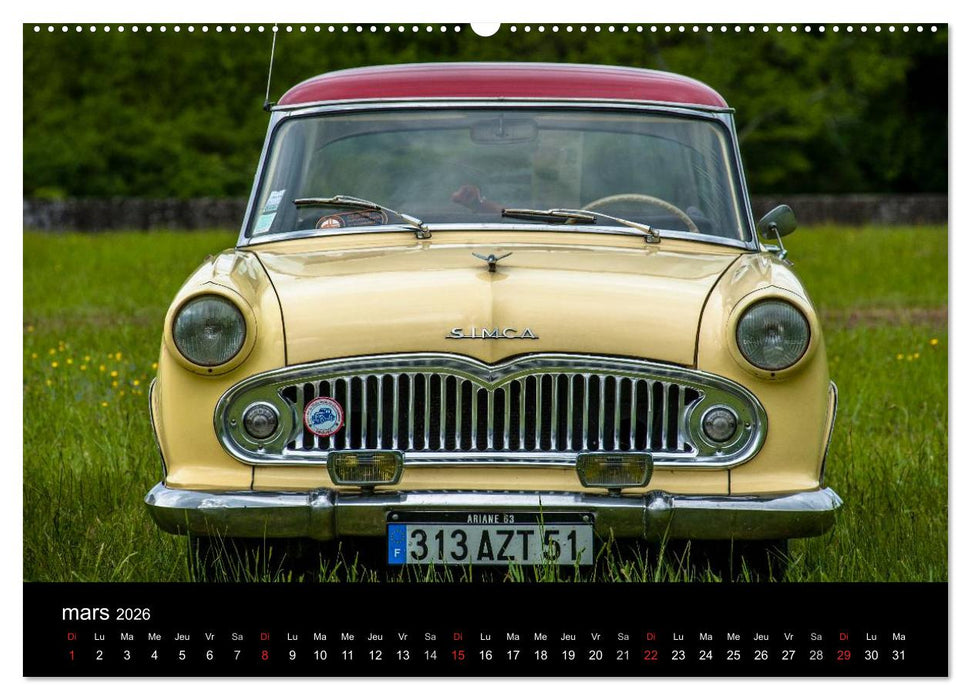 AUTO MOBILE (CALVENDO Calendrier supérieur 2026)