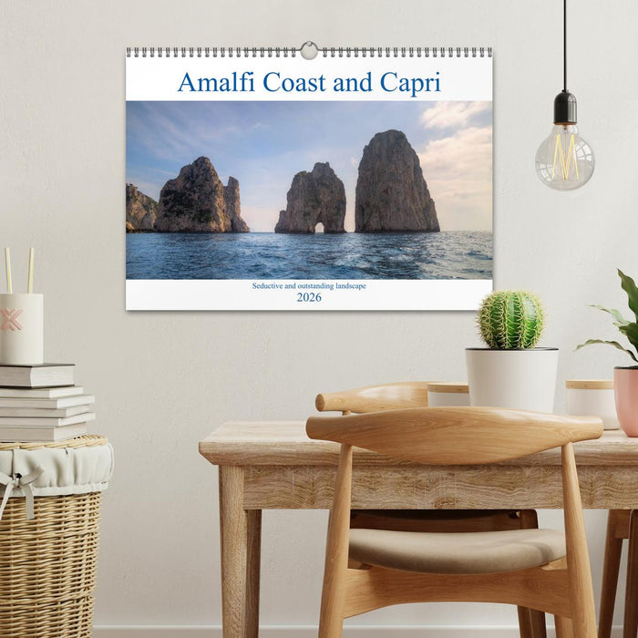 Amalfi Coast and Capri (CALVENDO Monthly Calendar 2026)