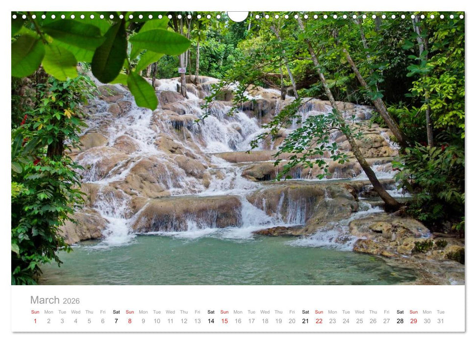 JAMAICA Reggae and the natural paradise (CALVENDO Monthly Calendar 2026)