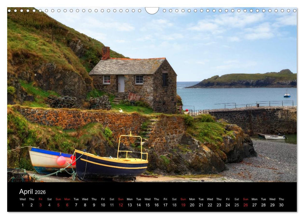 Cornwall (CALVENDO Monthly Calendar 2026)