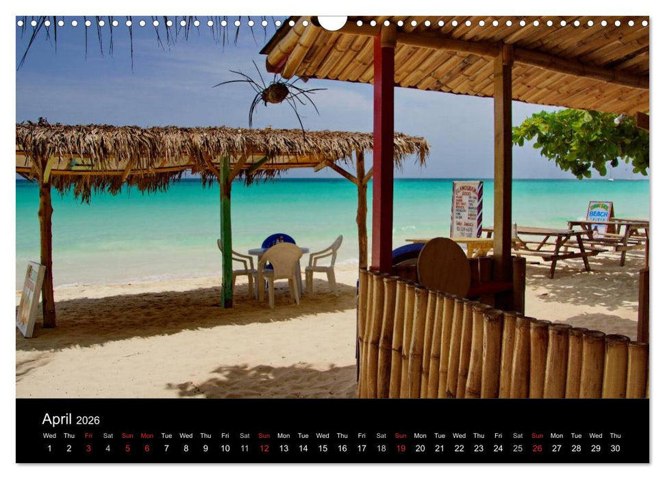 Jamaica Sun and Beaches (CALVENDO Monthly Calendar 2026)