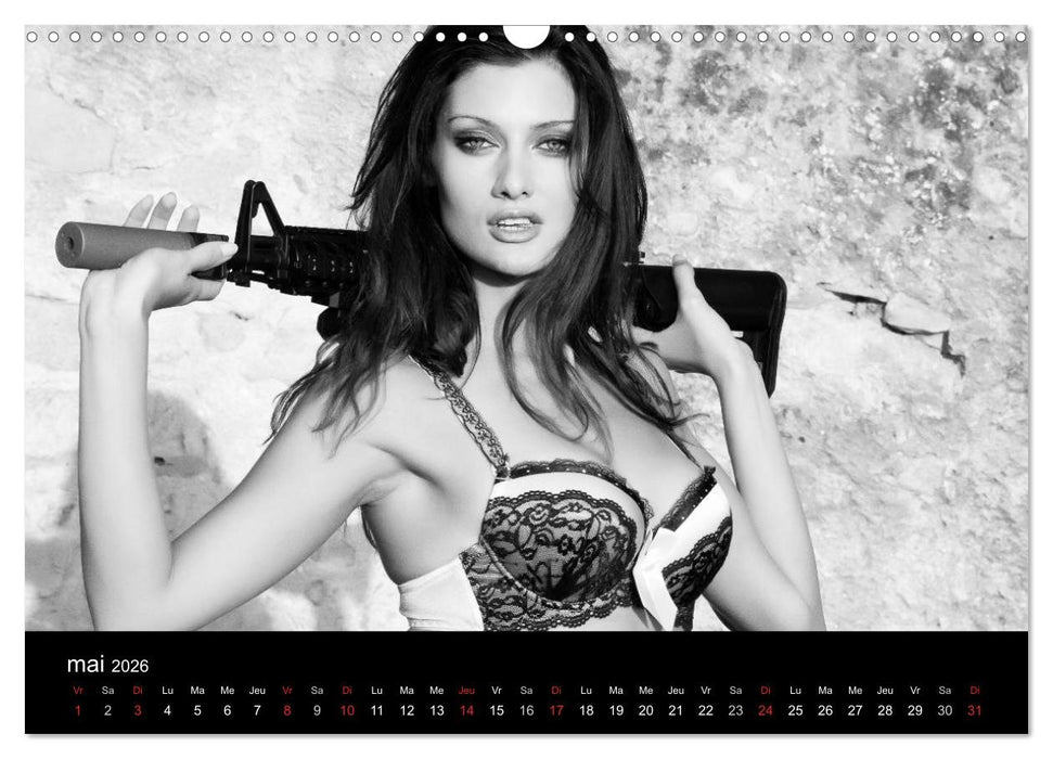 Sexy Armes (CALVENDO Calendrier mensuel 2026)