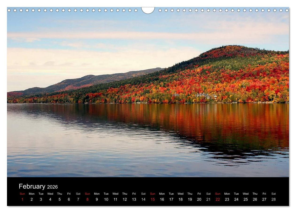 Indian Summer Mont Tremblant Quebec (CALVENDO Monthly Calendar 2026)