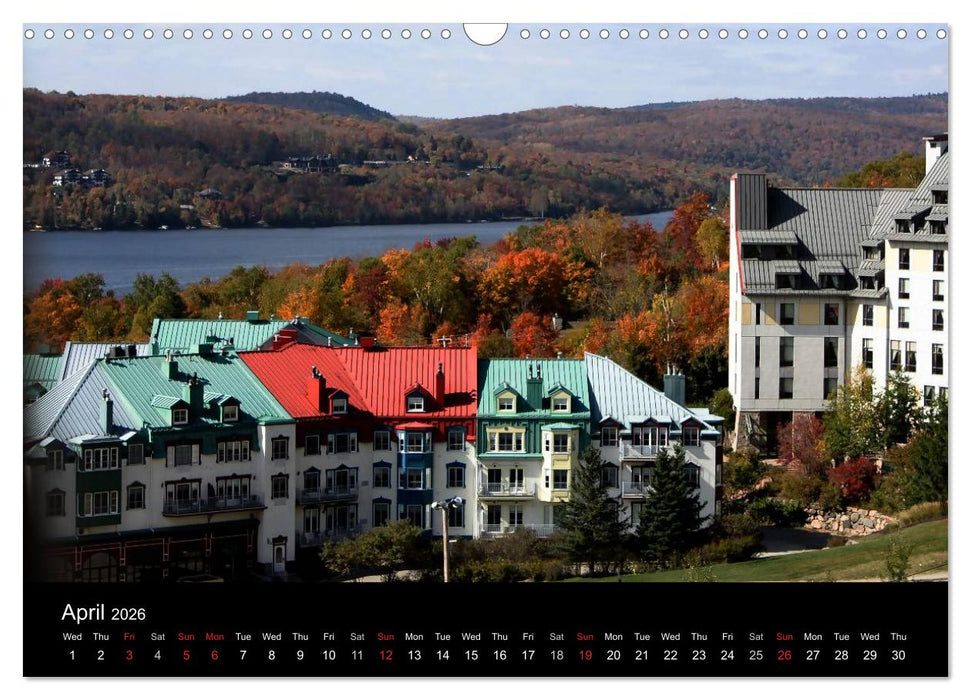 Indian Summer Mont Tremblant Quebec (CALVENDO Monthly Calendar 2026)