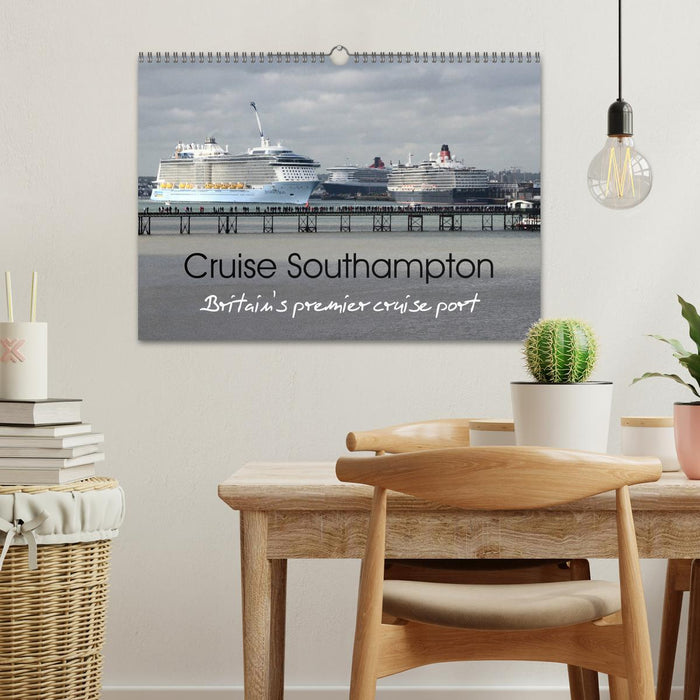 Cruise Southampton (CALVENDO Monthly Calendar 2026)