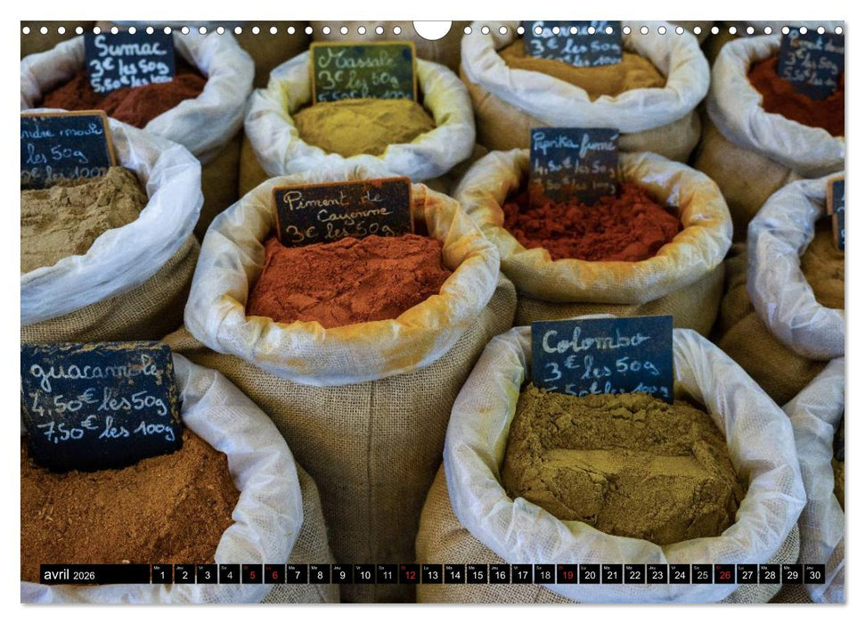 Un été en Provence dans le Luberon (CALVENDO Calendrier mensuel 2026)