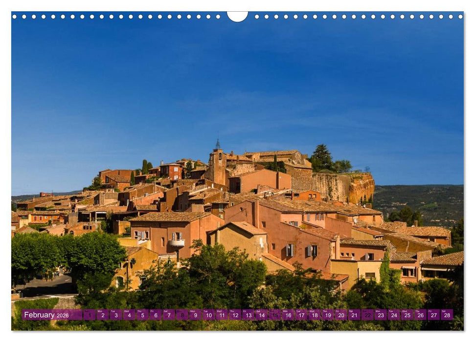 A Summer in Provence: Luberon and Vaucluse (CALVENDO Monthly Calendar 2026)