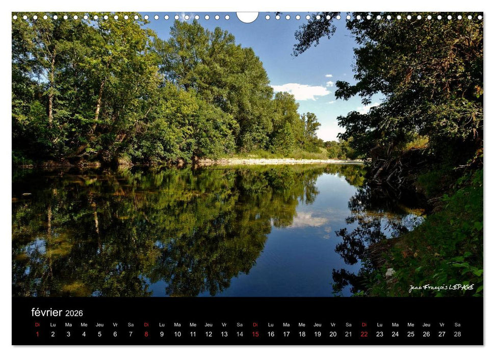 La vallée de la Céze Gard (CALVENDO Calendrier mensuel 2026)