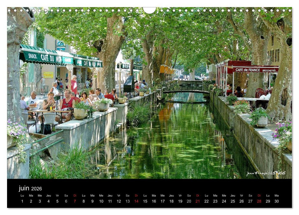 La vallée de la Céze Gard (CALVENDO Calendrier mensuel 2026)