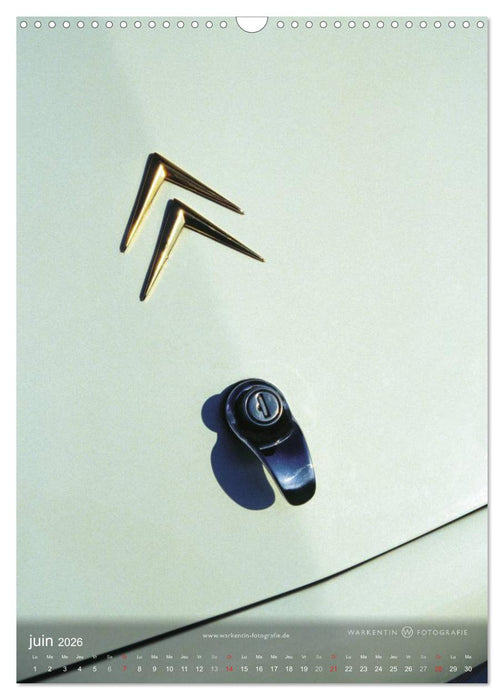 La Déesse de Citroën (CALVENDO Calendrier mensuel 2026)