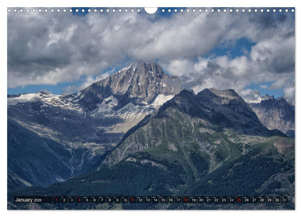Valais Swiss Beauty (CALVENDO Monthly Calendar 2026)