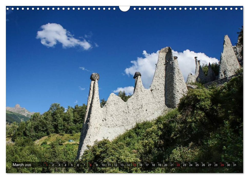 Valais Swiss Beauty (CALVENDO Monthly Calendar 2026)