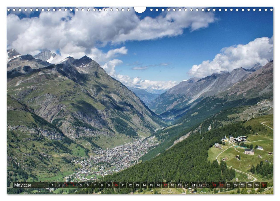 Valais Swiss Beauty (CALVENDO Monthly Calendar 2026)