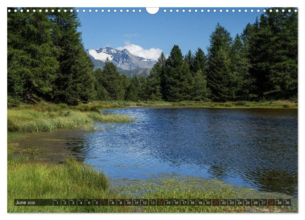 Valais Swiss Beauty (CALVENDO Monthly Calendar 2026)