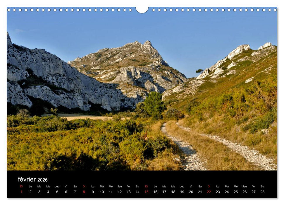 Les Alpilles en Provence (CALVENDO Calendrier mensuel 2026)