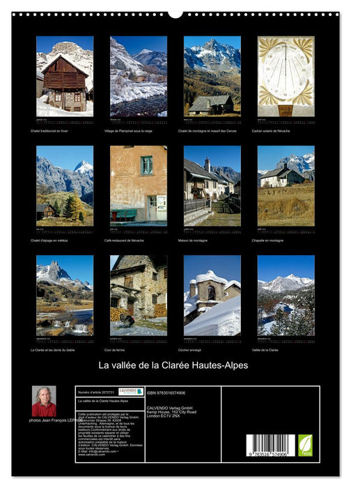 La vallée de la Clarée Hautes-Alpes (CALVENDO Calendrier supérieur 2026)