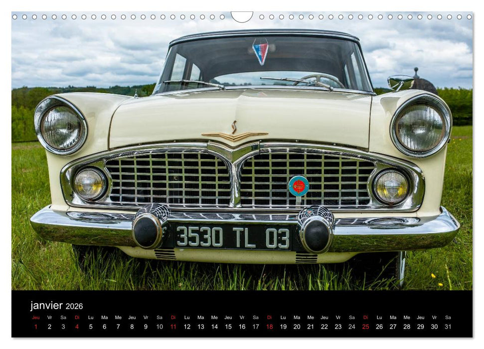 AUTO MOBILE (CALVENDO Calendrier mensuel 2026)