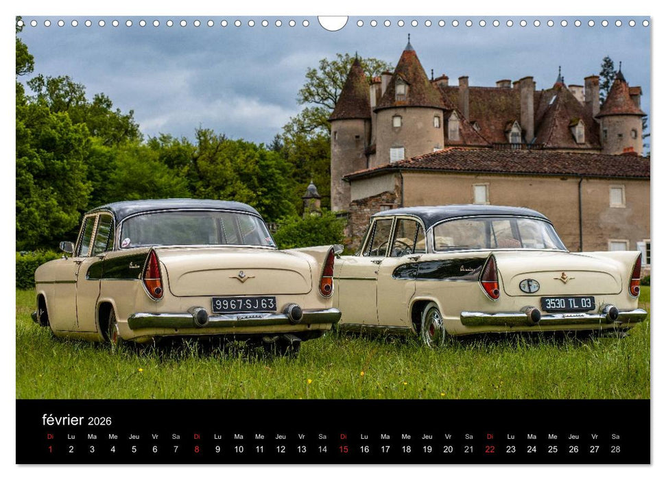 AUTO MOBILE (CALVENDO Calendrier mensuel 2026)