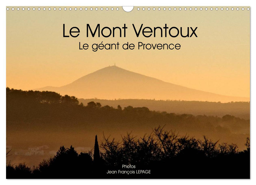 Le Mont Ventoux Le géant de Provence (CALVENDO Calendrier mensuel 2026)