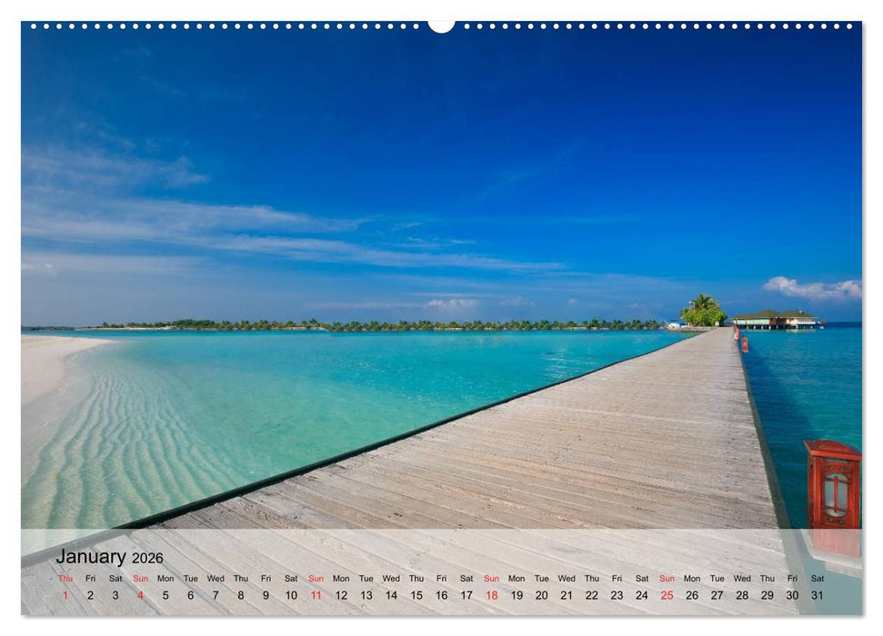 French Polynesia Paradise in the South Pacific (CALVENDO Premium-Calendar 2026)