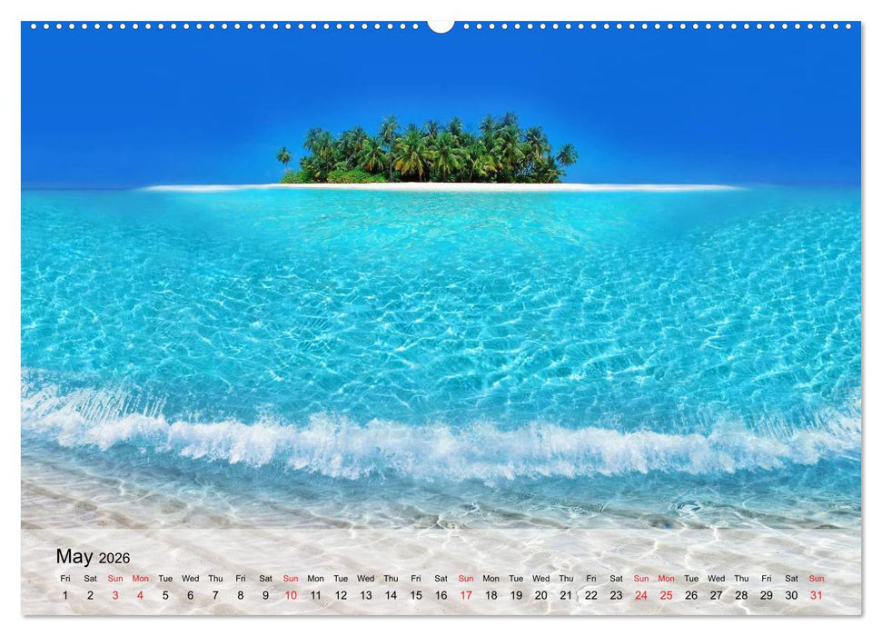 French Polynesia Paradise in the South Pacific (CALVENDO Premium-Calendar 2026)