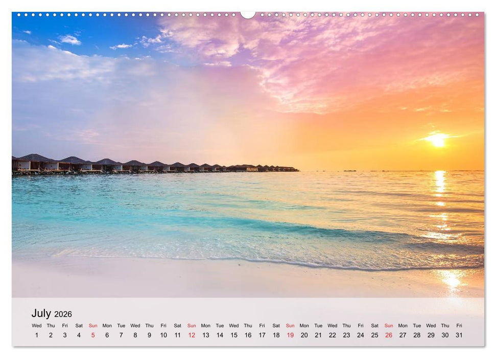 French Polynesia Paradise in the South Pacific (CALVENDO Premium-Calendar 2026)