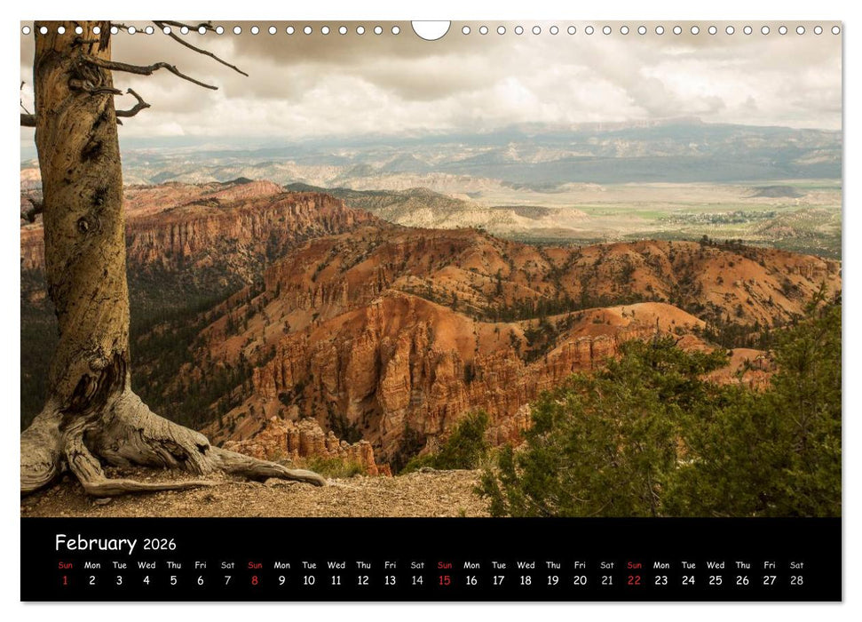 Beautiful Bryce Canyon (CALVENDO Monthly Calendar 2026)