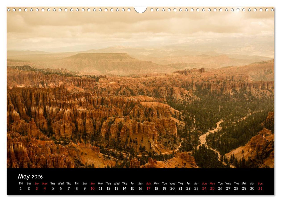 Beautiful Bryce Canyon (CALVENDO Monthly Calendar 2026)