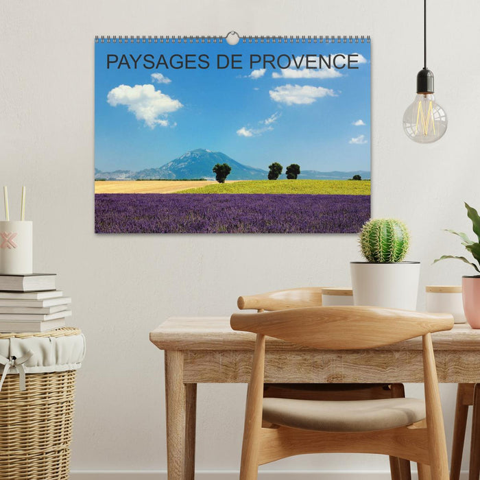 Paysages de Provence (CALVENDO Calendrier mensuel 2026)