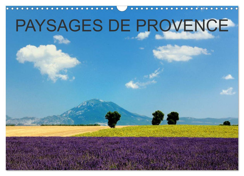 Paysages de Provence (CALVENDO Calendrier mensuel 2026)