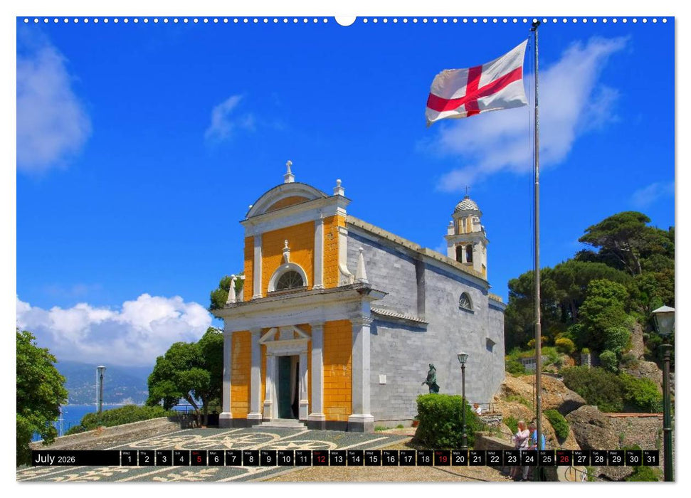 Riviera di Levante The Coast of Liguria (CALVENDO Premium-Calendar 2026)