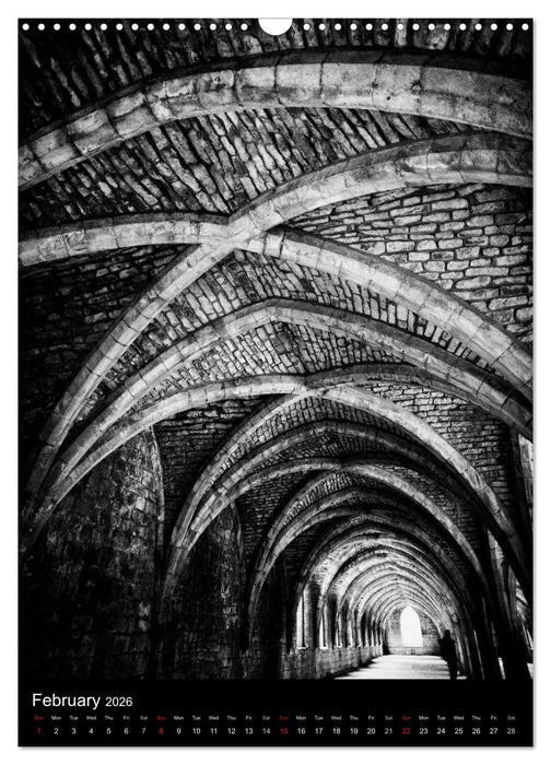 Journeys - Black & White (CALVENDO Monthly Calendar 2026)